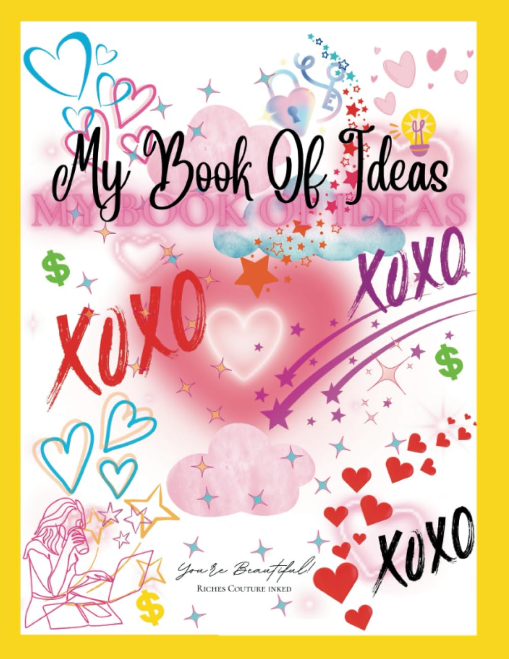 Girls Creative Ideas Journal! My Book of Ideas! 150 pages with password and account pages. Let this book Grow With your Child!