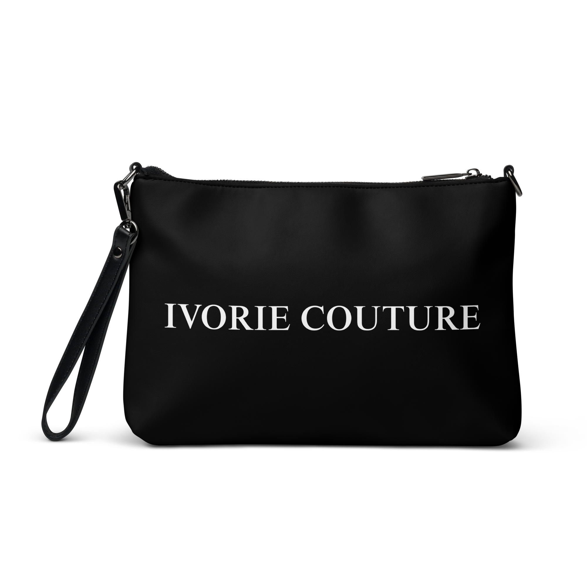 Ivorie Couture Signature Noir Crossbody Handbag Crossbody bag black straight photo