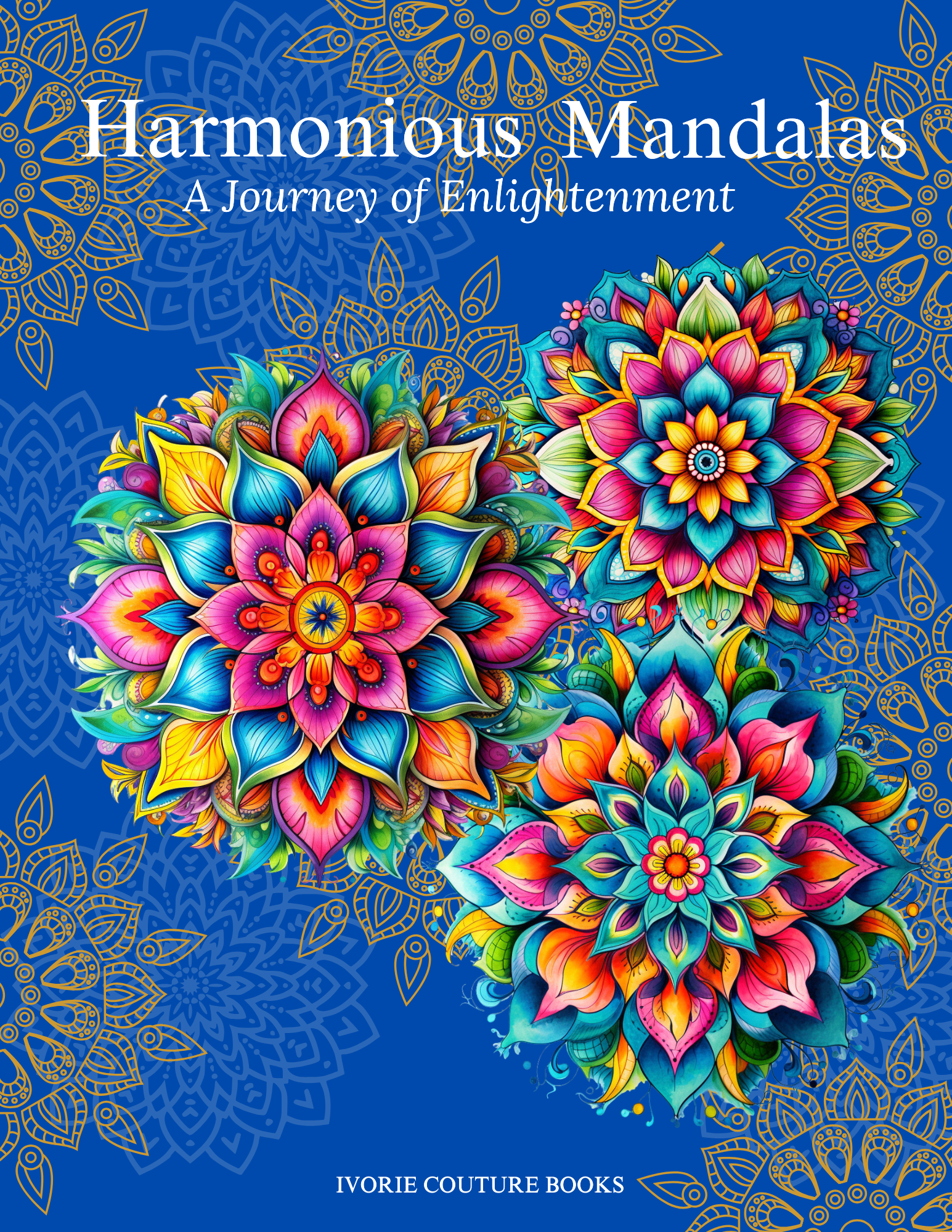 Harmonious Mandalas: A Journey of Healing (Blue Cover) ivoriecouture.com