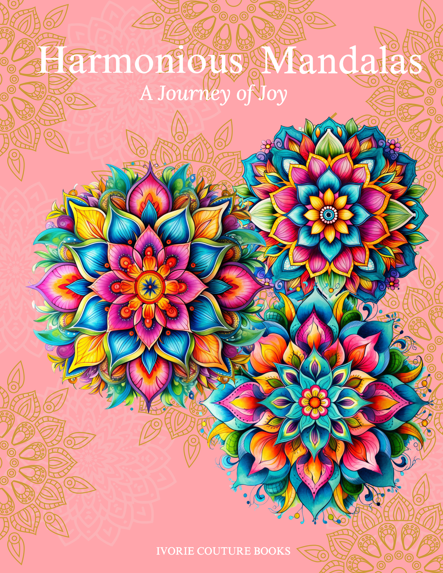 Harmonious Mandalas: A Journey of Joy (Pink Cover)