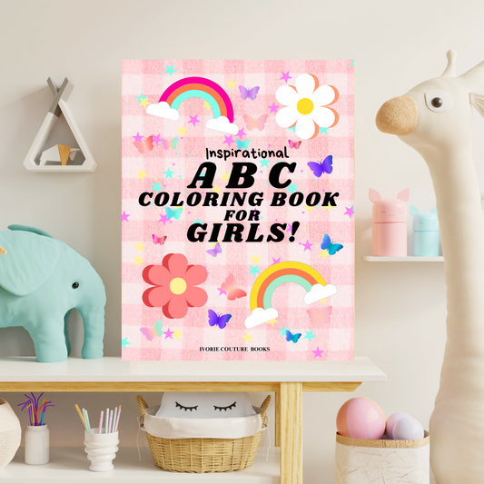 Girls Inspirational ABC Coloring Book