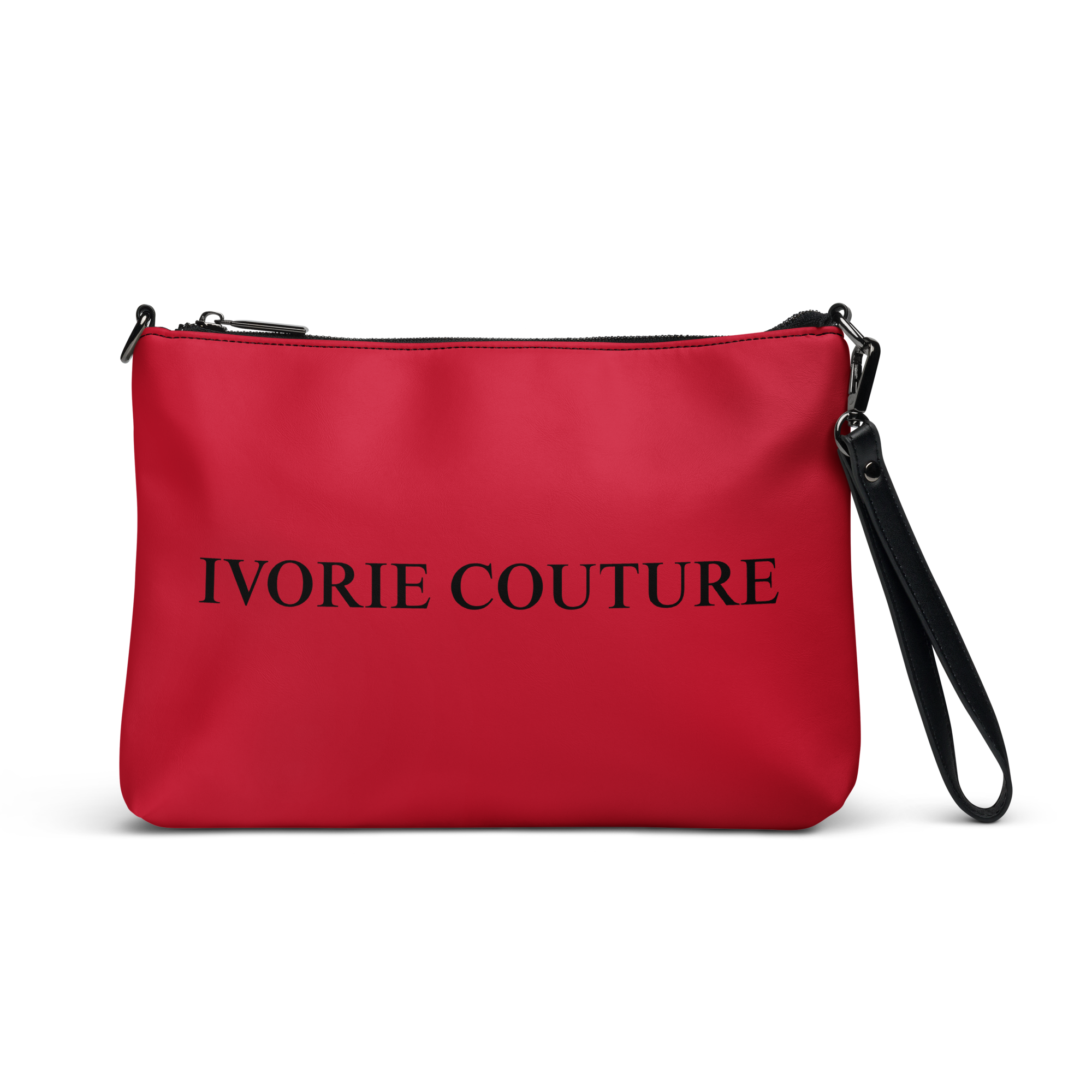 Ivorie Couture Crimsona Crossbody bag red straight view