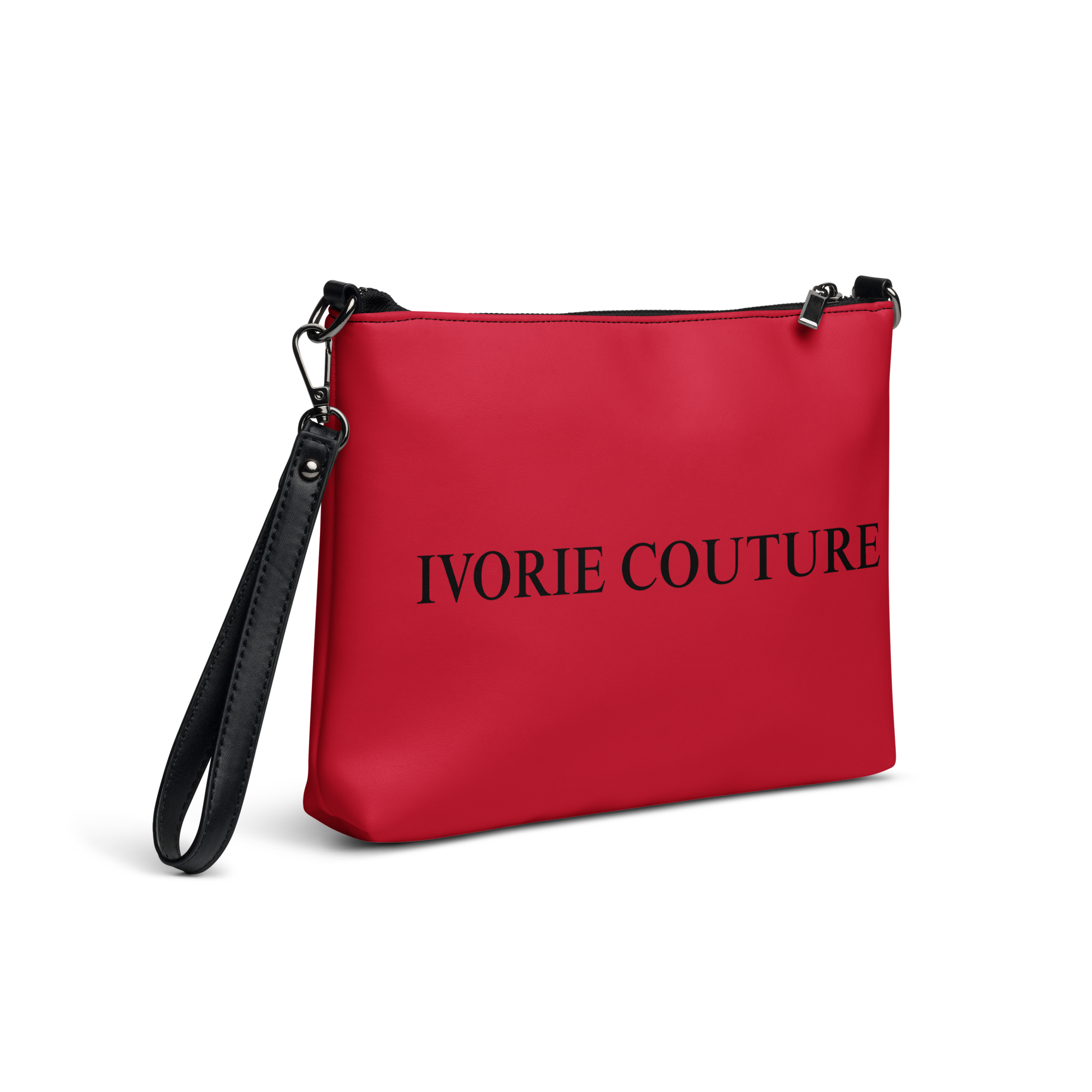 Ivorie Couture Crimsona Crossbody bag red side view right